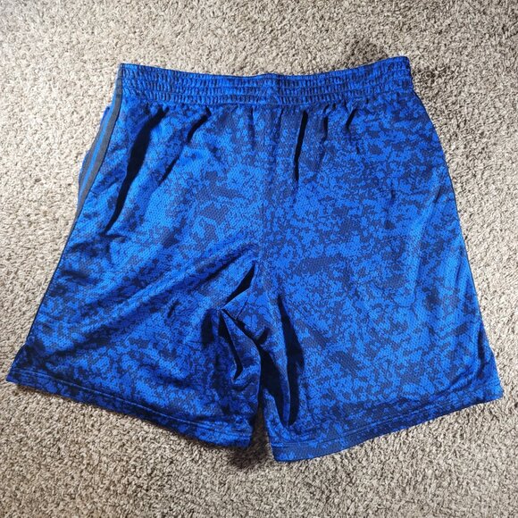 C9 by Champion Men's Blue Digital Camo Athletic Shorts | Size M | 100% Polyester - Picture 7 of 8